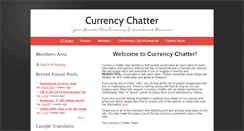 Desktop Screenshot of currencychatter.com